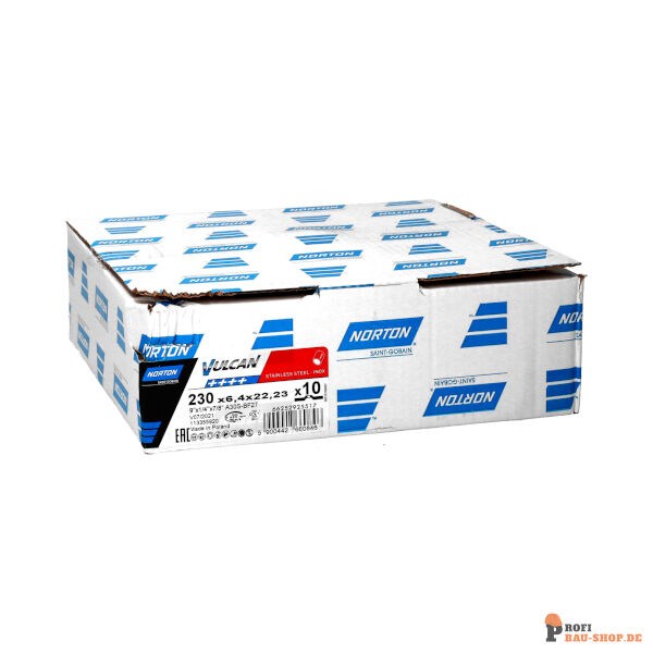 nortonschleifmittel/NORTON_schleifmittel_66252925517 Norton VULCAN  Portable grinding wheels 230x6.4x22.2mm 30 GRIT_122534